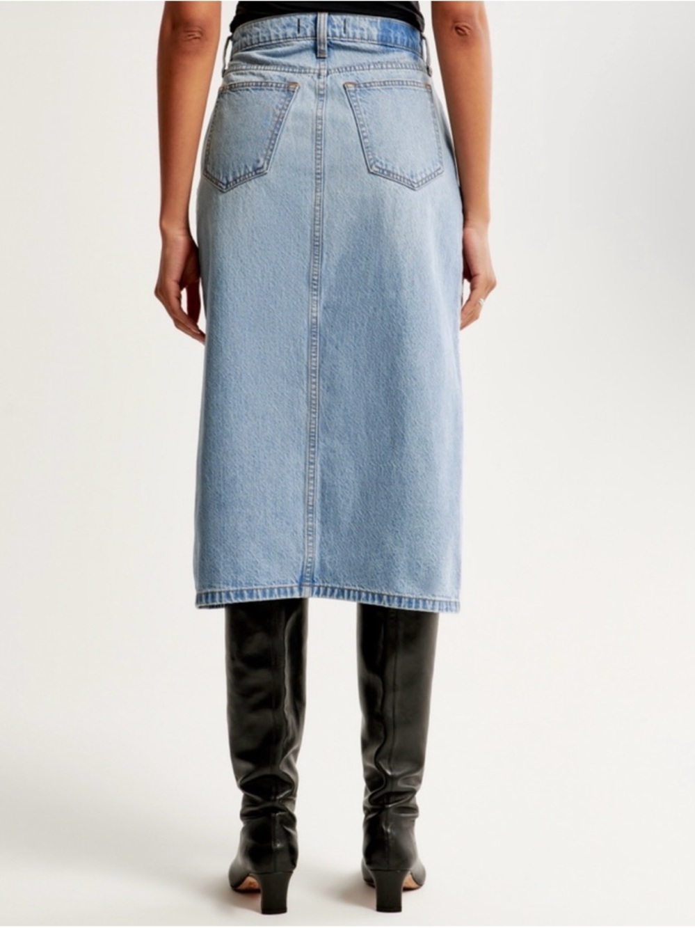 Abercrombie Denim Skirt 29/8 - Picture 3 of 7